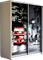 Шкаф-купе Дуо 1200/2200/600 (Фотопечать Лондон) - фото 14059