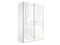 Шкаф-купе Прайм 1400/2300/570 белое стекло 2371