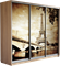 Шкаф-купе Трио 2100/2400/450 (Фотопечать Париж) 2547