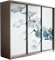 Шкаф-купе Трио 2400/2400/450 (Фотопечать Орхидея) 2561