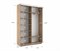 Шкаф-купе Экспресс (Зеркало, ЛДСП) 140/240/45 Ш1104