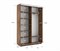 Шкаф-купе Лофт (Зеркало) 160/240/45 Ш1556