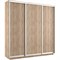 Шкаф-купе Экспресс (ЛДСП) 240/220/45 Ш1655