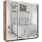 Шкаф-купе Лофт (Зеркало) 180/220/45 Ш2751