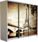 Шкаф-купе Трио 1800/2200/600 (Фотопечать Париж) Ш199