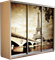 Шкаф-купе Трио 2100/2200/600 (Фотопечать Париж) Ш207