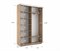 Шкаф-купе Экспресс (Зеркало) 140/220/45 Ш1203