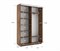 Шкаф-купе Лофт (Зеркало) 140/240/45 Ш1554