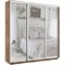 Шкаф-купе Лофт (Зеркало) 240/220/45 Ш2755