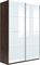 Шкаф-купе Прайм (Стекло Белое) 120/230/57 П1013