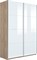 Шкаф-купе Прайм (Стекло Белое) 120/230/57 П1013