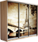Шкаф-купе Трио 2100/2400/600 (Фотопечать Париж) Ш211