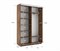 Шкаф-купе Лофт (Зеркало) 160/240/45 Ш1556