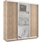 Шкаф-купе Экспресс (Зеркало, ЛДСП) 240/220/45 Ш1755