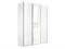 Шкаф-купе Прайм 1800/2300/570 ДСП/Белое стекло/ДСП 2373