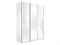 Шкаф-купе Прайм 1800/2300/570 Белое стекло/ДСП/Белое стекло 2375