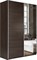Шкаф-купе Прайм (Зеркало/ЛДСП) 160/230/57 П1006
