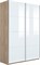 Шкаф-купе Прайм (Стекло Белое) 120/230/57 П1013