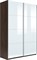 Шкаф-купе Прайм (Стекло Белое) 160/230/57 П1015