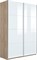 Шкаф-купе Прайм (Стекло Белое) 160/230/57 П1015