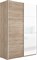 Шкаф-купе Прайм (Стекло Белое / ЛДСП) 160/230/57 П1018